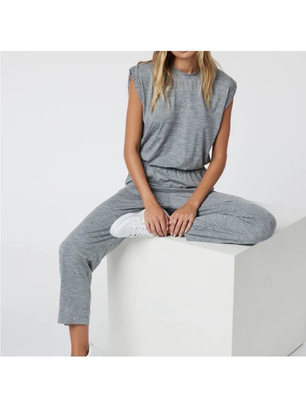 Vuori lux crew neck jumpsuit